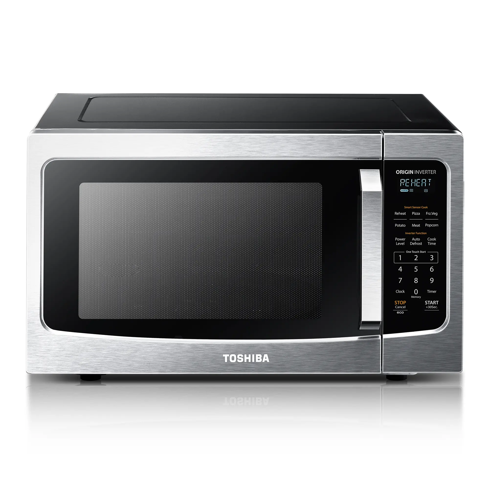 その他 TOSHIBA TT-MN1 1.0 Cu. Ft. Stainless Steel Toshiba Microwave and Air Fryer
