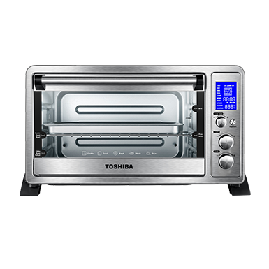 Toshiba TLAC25CZST Digital Convection Toaster Oven, Black