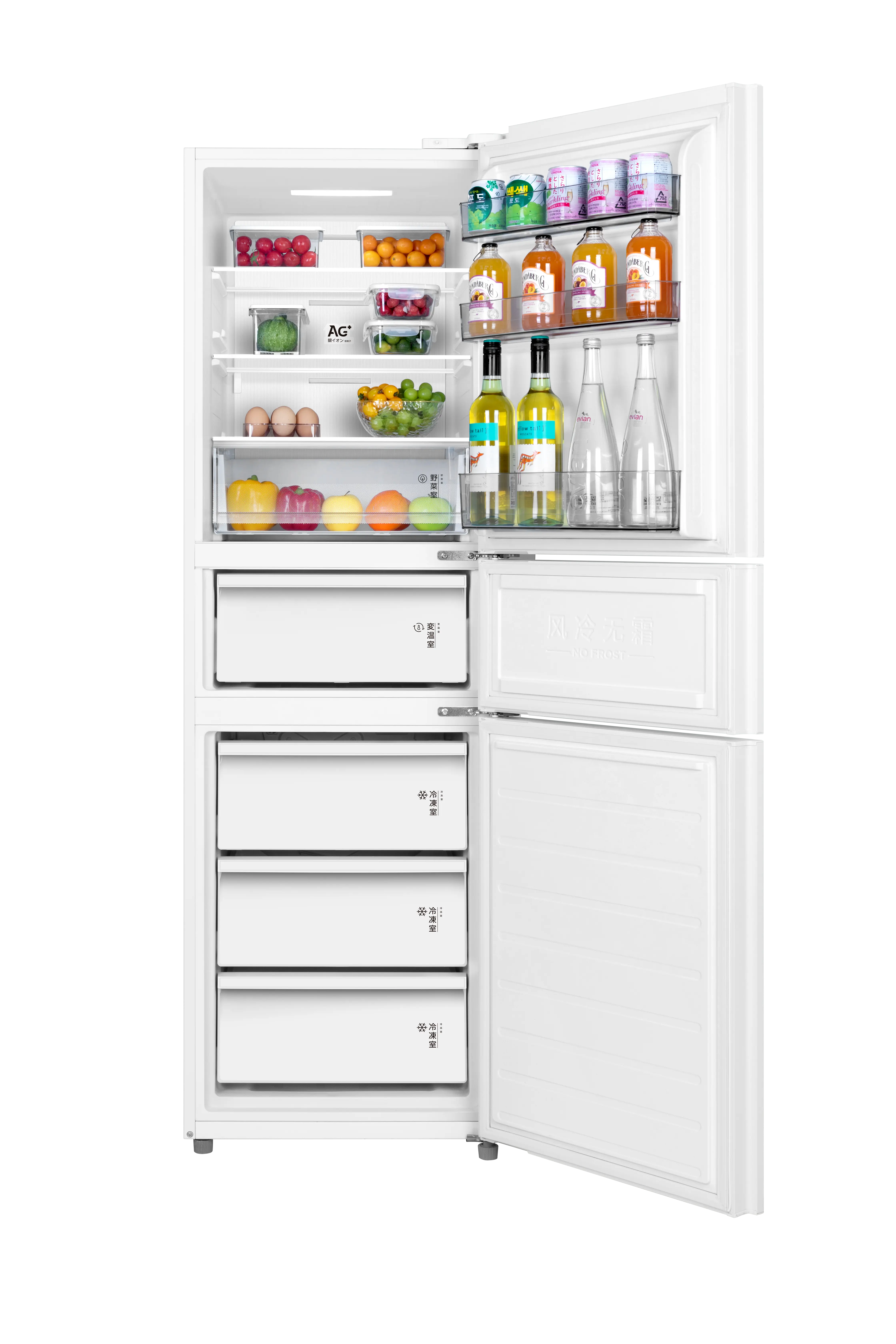 Toshiba refrigerator 3 door top