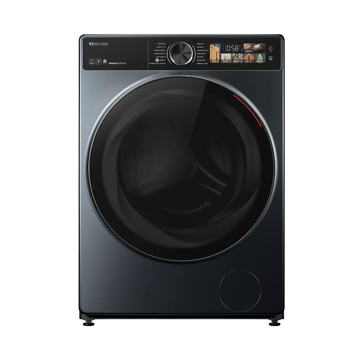 美品❗️TOSHIBA Double Shower Wash 2024年製 Toshiba 8.5/6.0 Kg T21 Front Load Washer Dryer Combo TWD