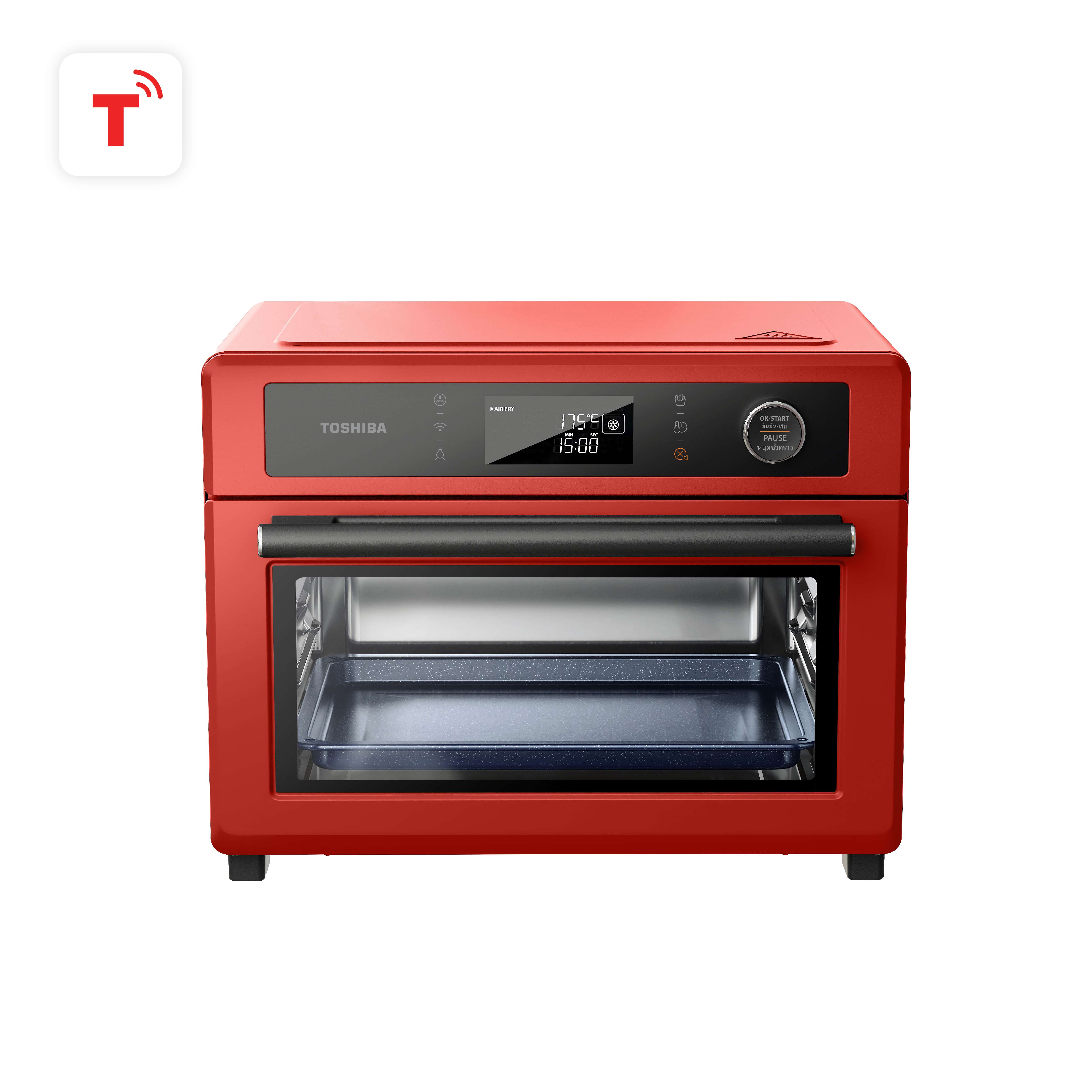 Digital clearance electric oven