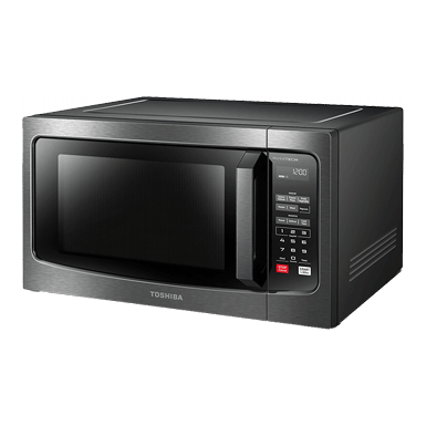 TOSHIBA ML2-EC10SA(BS) 8-in-1 Countertop Microwave with Air Fryer Microwave  Combo, Convection, Broil, Odor removal, Mute Function, 12.4 Position  Memory Turntable with 1.0 Cu.ft, Black stainless steel