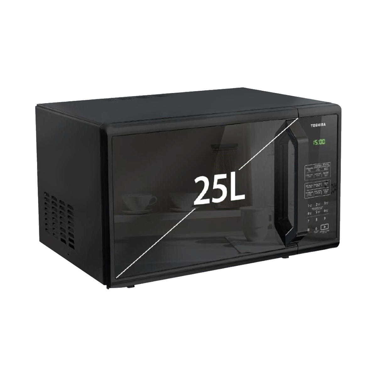Lò vi sóng Toshiba MM-EM25PE(BM) - hình ảnh thực tế Lò vi sóng Toshiba MM-EM25PE(BM) - hình ảnh thực tế