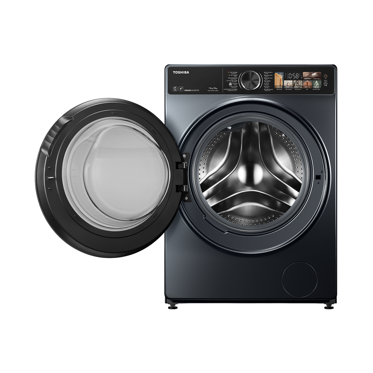 Máy giặt sấy Toshiba TWD-T25BZP140MWV(MG) - hình ảnh thực tế Máy giặt sấy Toshiba TWD-T25BZP140MWV(MG) - hình ảnh thực tế