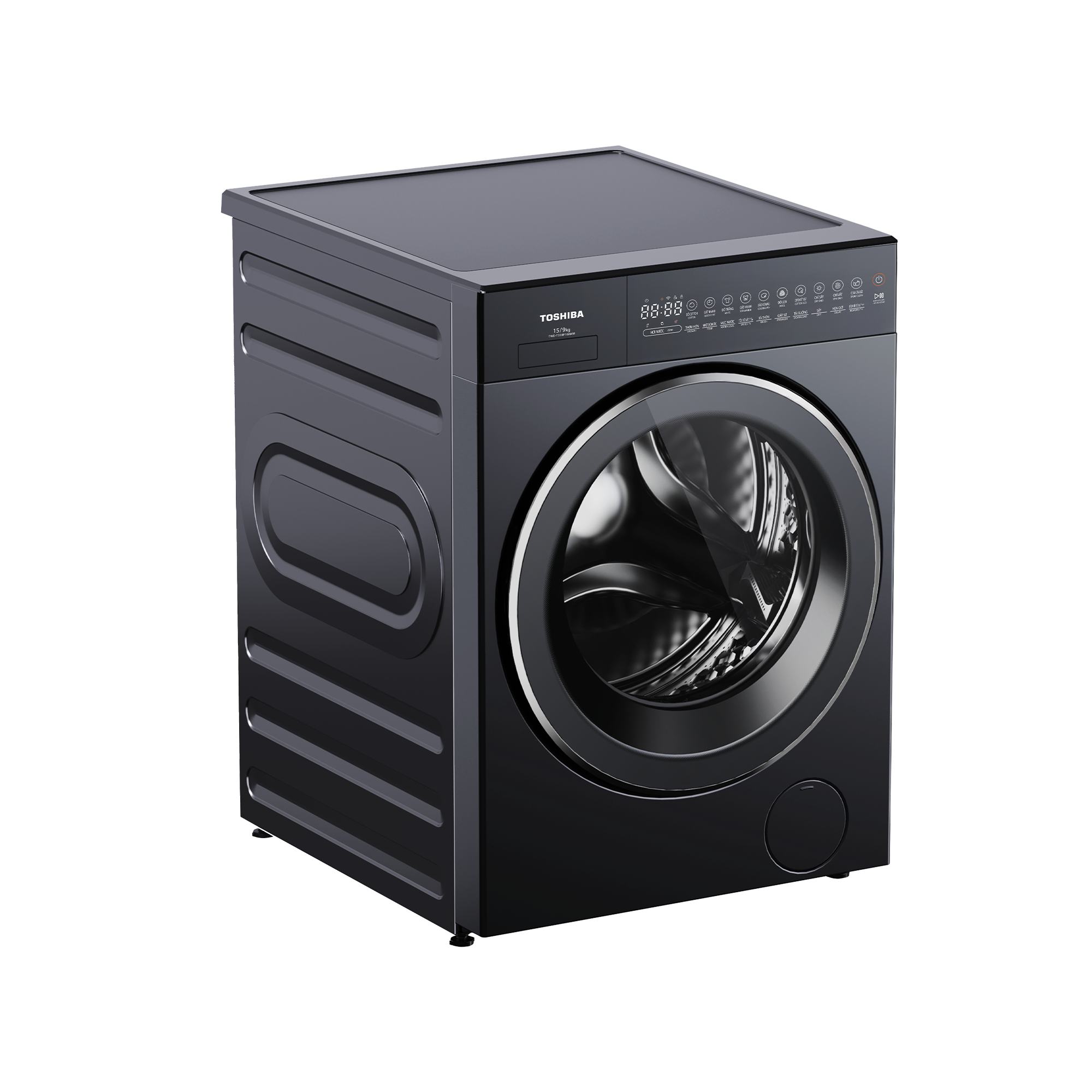 Máy giặt sấy Toshiba TWD-T35BP160MWV(MG) - hình ảnh thực tế Máy giặt sấy Toshiba TWD-T35BP160MWV(MG) - hình ảnh thực tế