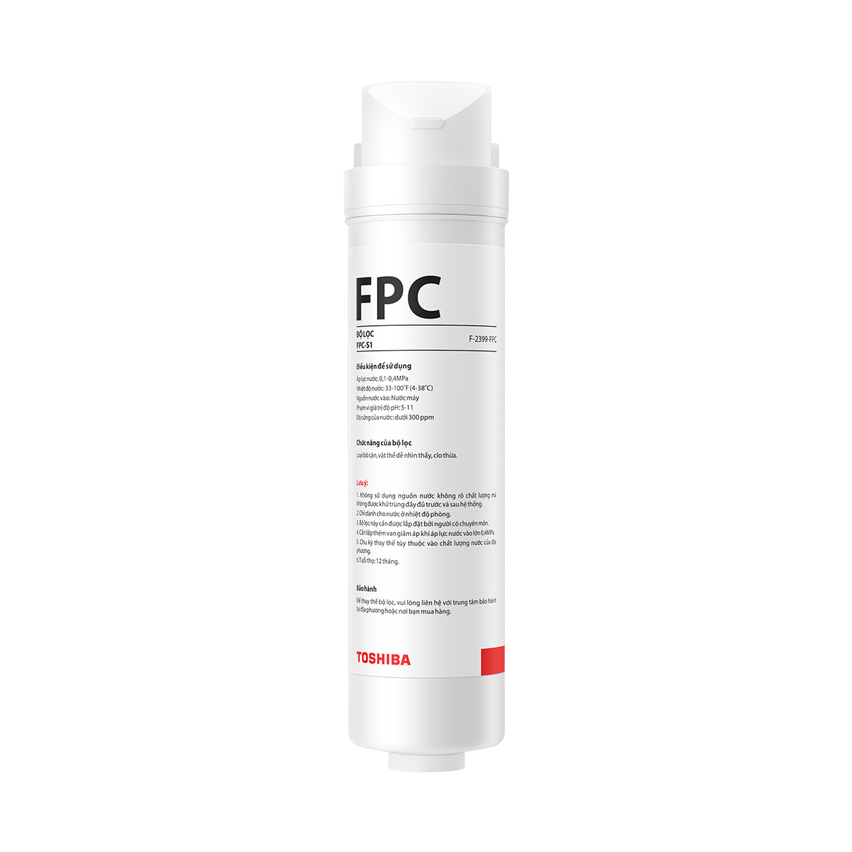 Lõi lọc nước Toshiba F-2399-FPC Lõi lọc nước Toshiba F-2399-FPC