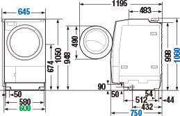 TW-127X7L/R|洗濯機・洗濯乾燥機|ZABOON-東芝ライフスタイル TW-127X7L/R|洗濯機・洗濯乾燥機|ZABOON-東芝ライフスタイル