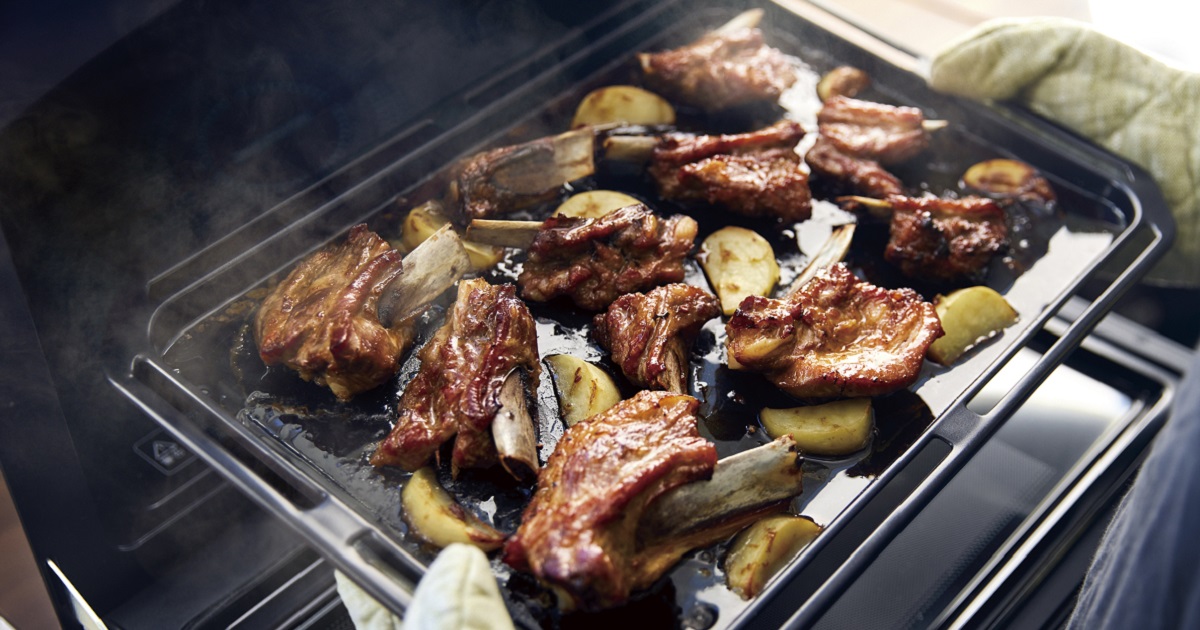 カレー風味のジューシースペアリブ(石窯おまかせ焼き) | 東芝ライフ