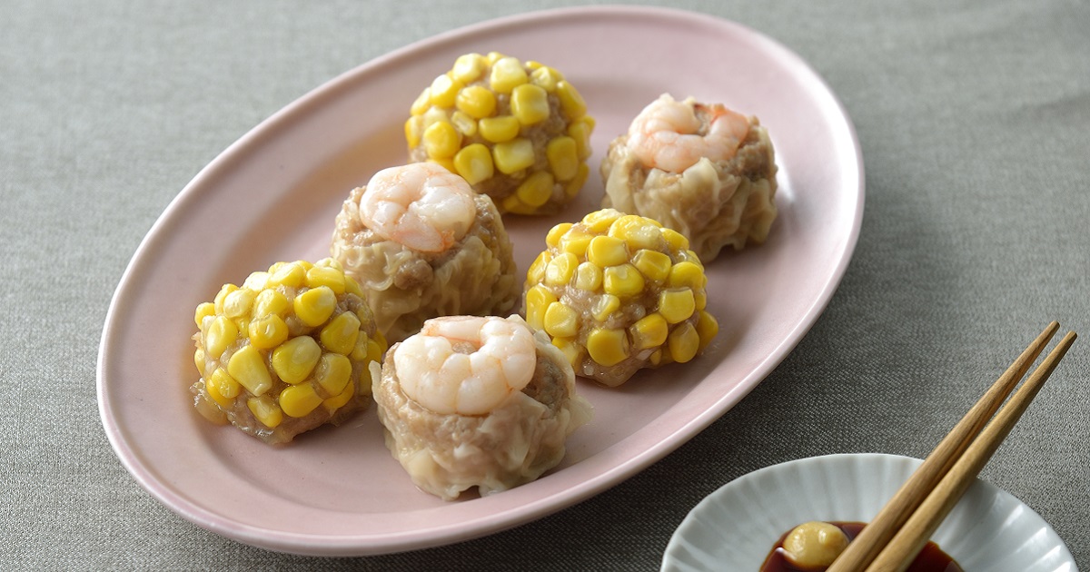 ⭐︎しゅうまい⭐︎ 2種のシュウマイ～えび＆コーン～ | 東芝ライフスタイル株式会社