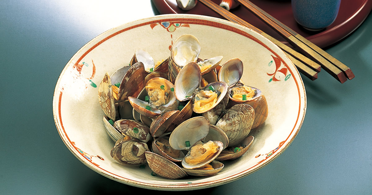 あさりの酒蒸し | 東芝ライフスタイル株式会社