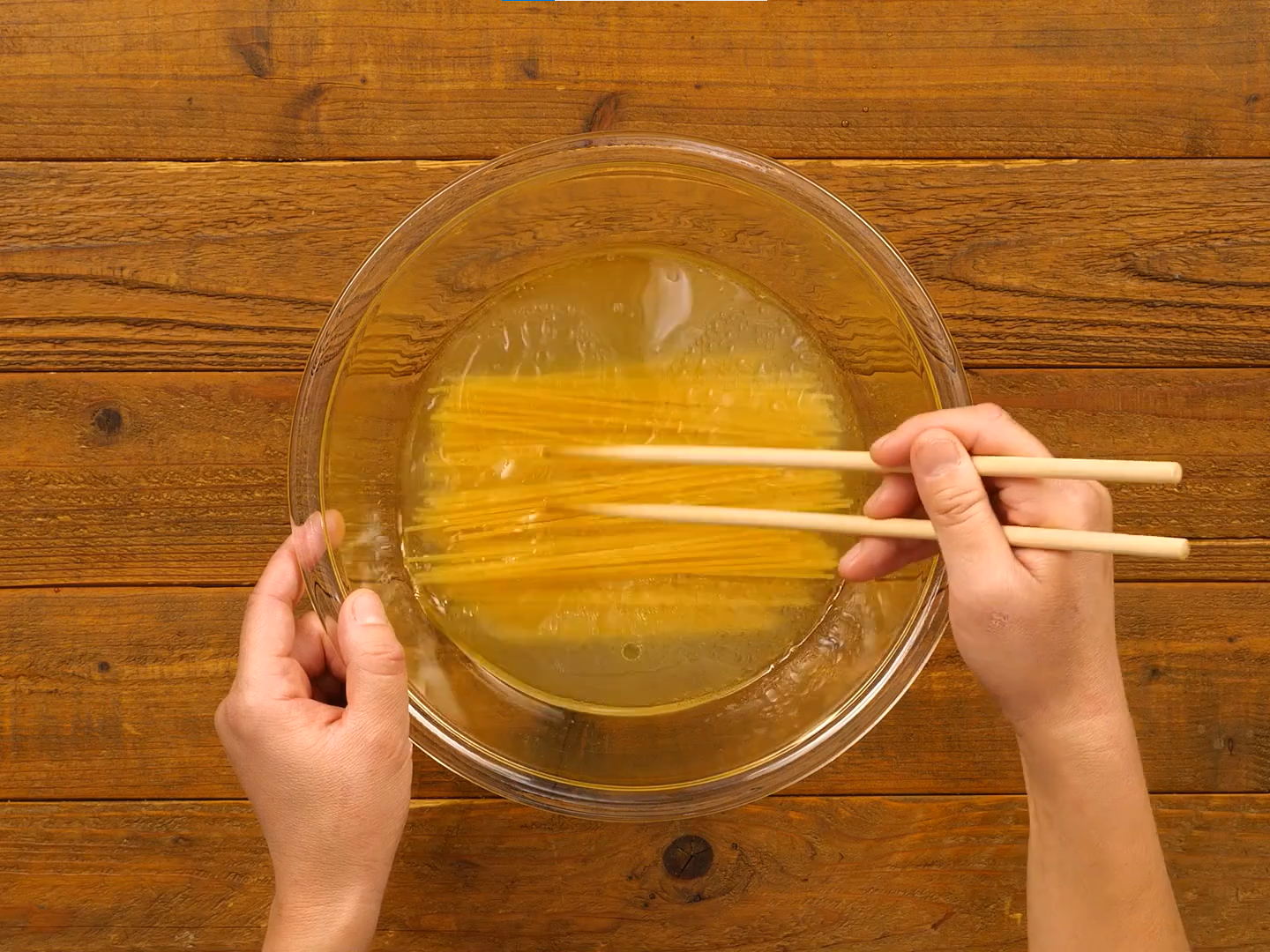 とうもろこしの出汁パスタ（工程①）