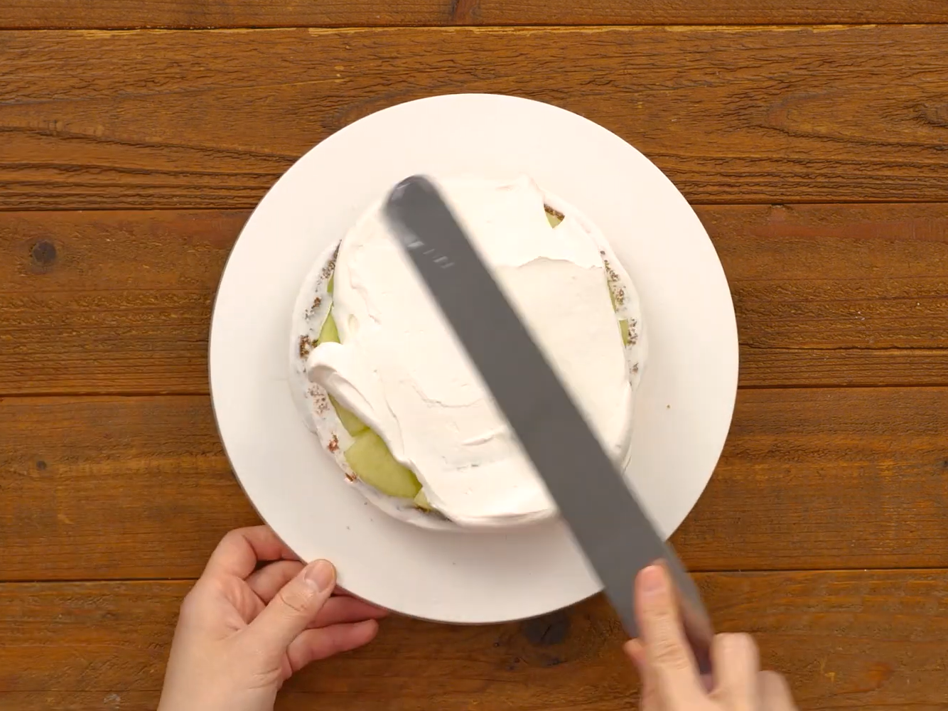 メロンのショートケーキ（工程⑳）