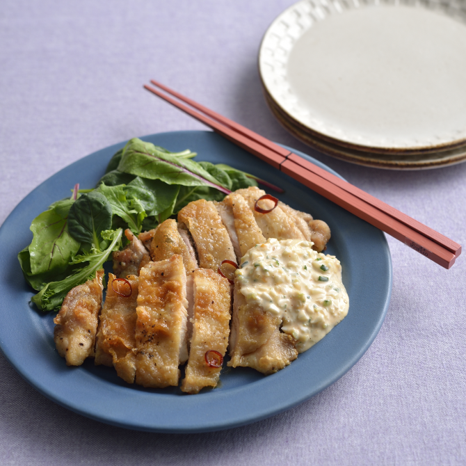 揚げないチキン南蛮（画像）