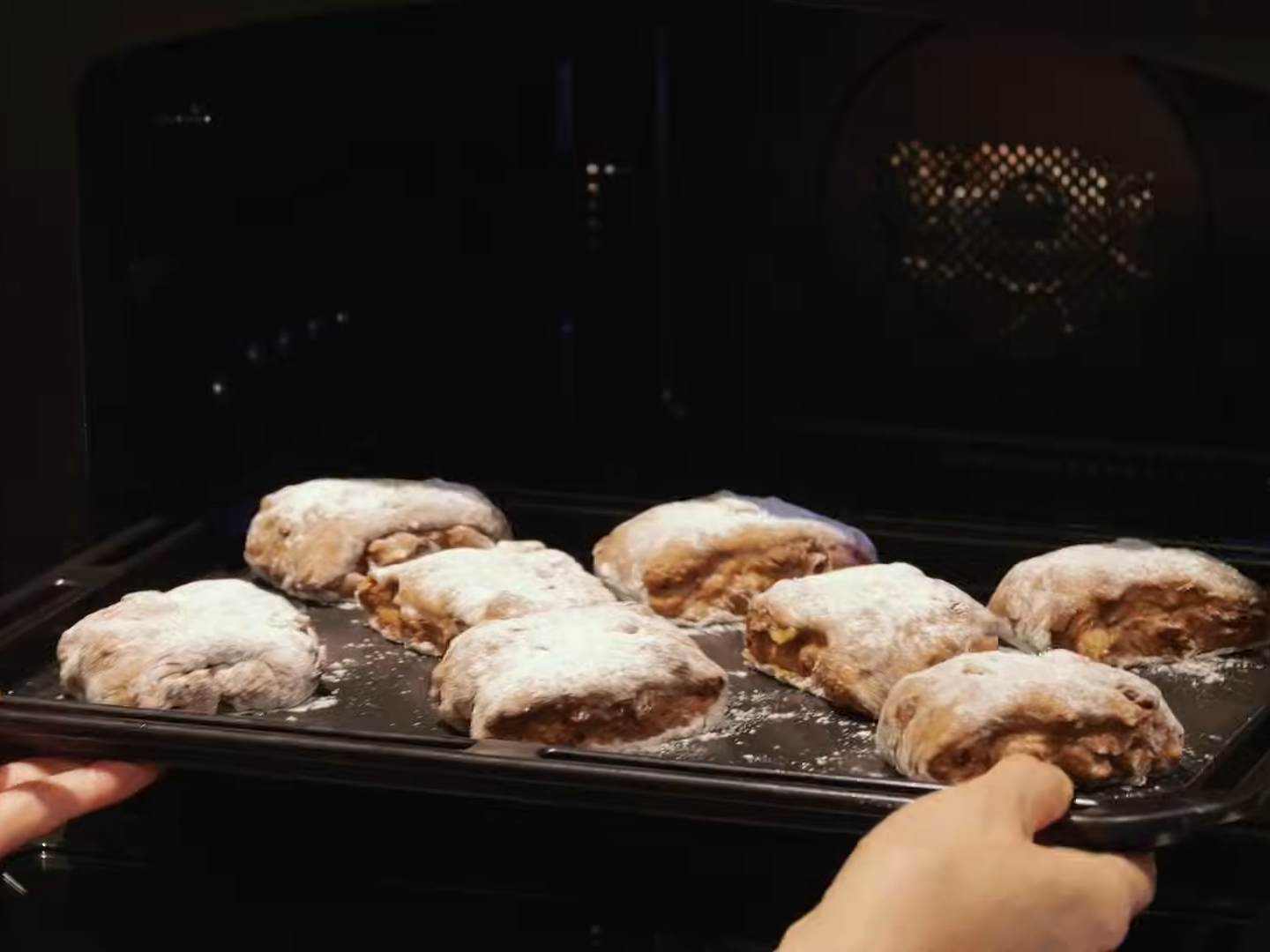 チョコとナッツのリュスティック（工程⑨）