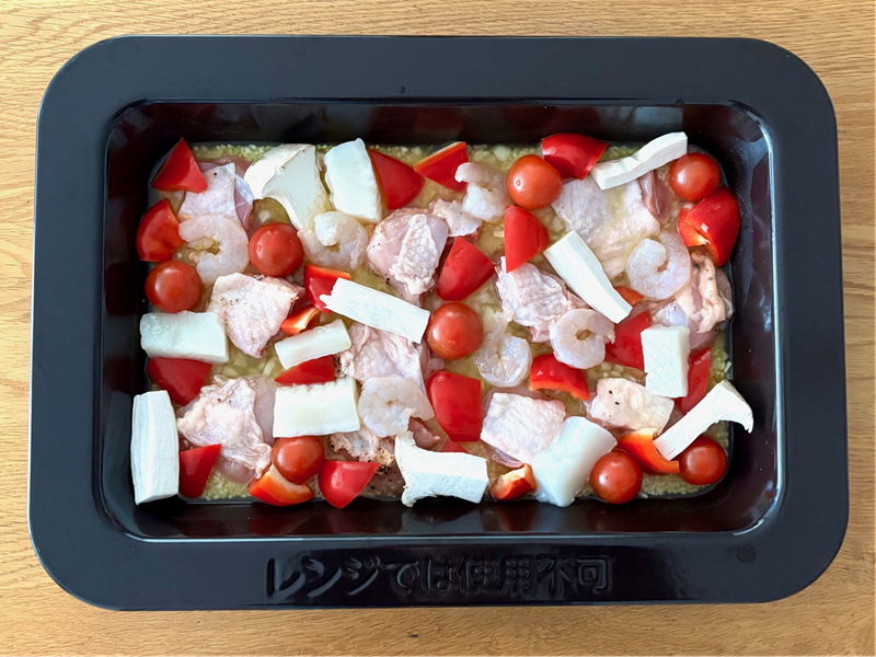 お手軽パエリア１