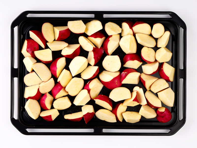 大学いも加熱前