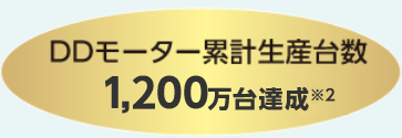 平成9年 新開発のDDインバーターモーターを搭載したモデル「うるさくしま洗、からみま洗」を発表。翌年、静音技術が評価され、平成10年度「大河内記念技術賞」※3を受賞。以来、低騒音といえば「東芝」として日本だけでなく、海外でも高く評価されています。