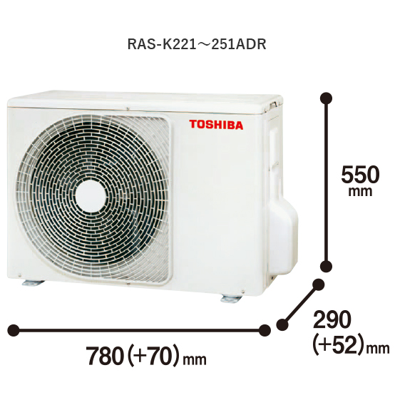 k_dr室外機RAS-K221-251ADR