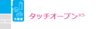 タッチオープン※5