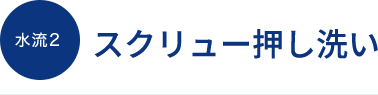 水流２　スクリュー押し洗い