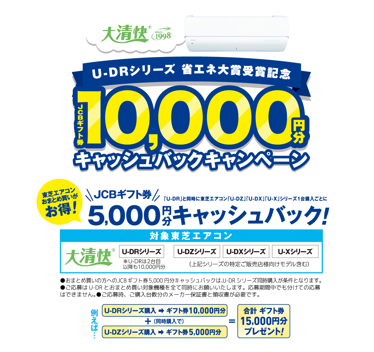 キャッシュバックキャンペーン