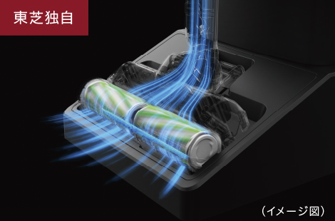 東芝コードレス掃除機（クリーナー）　VC-CLZ74DS　オートヘッドクリーニング　東芝独自