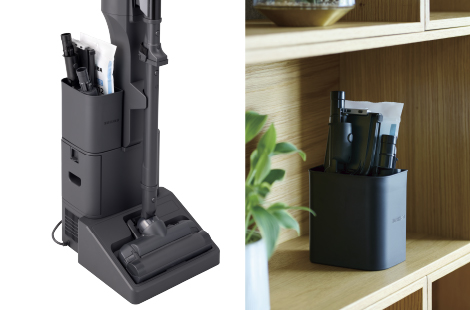 東芝コードレス掃除機（クリーナー）　VC-CLZ74DS　収納ボックス