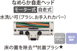 東芝コードレス掃除機（クリーナー）　VC-SL140DS　なめらか自走ヘッド