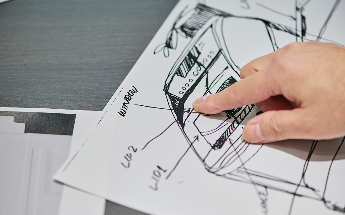 WORKS 全自動洗濯機 - インタビュー風景