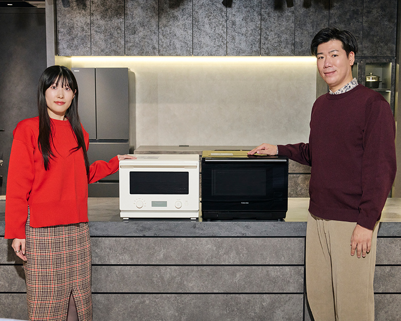 過熱水蒸気オーブンレンジ／リベイクレンジ「ER-D4000B／ER-RB10B」