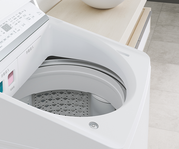 AW-10DPB6 デザイン 投入口の近さカット アングル