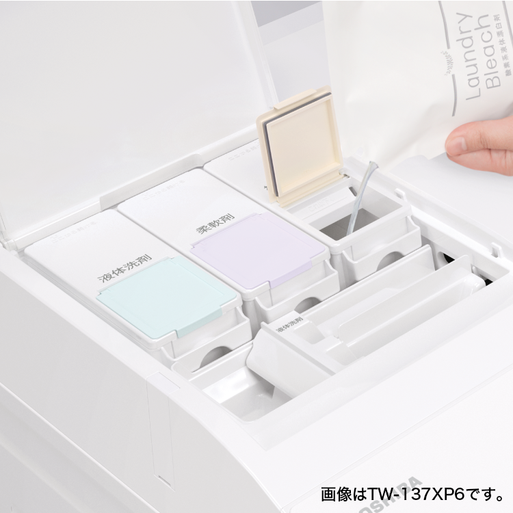 ３つの大容量自動投入
