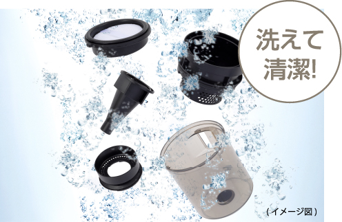 東芝コードレス掃除機（クリーナー）　VC-CL15　洗えて清潔！