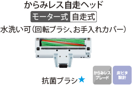 東芝コードレス掃除機（クリーナー）　VC-CL15　からみレス自走ヘッド