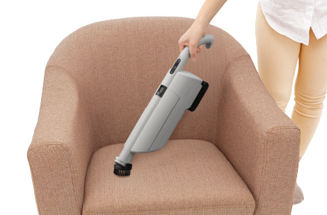 東芝コードレス掃除機（クリーナー）　VC-CL45P　ハンディ状態＋「ワンタッチブラシ」