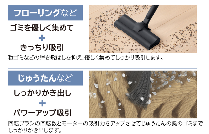 東芝コードレス掃除機（クリーナー）　VC-CL55P　床見極めセンサー plus
