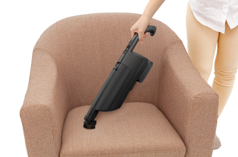 東芝コードレス掃除機（クリーナー）　VC-CL55P　ハンディ状態＋「ワンタッチブラシ」
