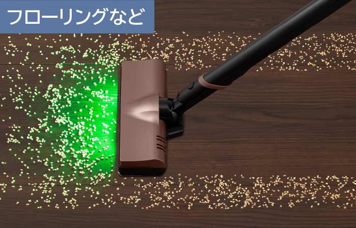 東芝コードレス掃除機（クリーナー）　VC-SL55D　LEDライト　床見極めセンサー　フローリングなど