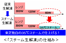 スチーム生解凍