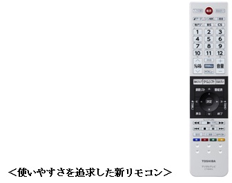 使いやすさを追求した新リモコン