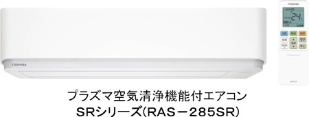 プラズマ空気清浄機能付エアコン RAS-285SR