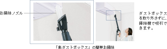 楽ダストボックスの簡単お掃除